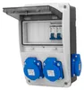 Wandverdeelpaneel XS 16A 2x230V IP44, compacte Productafbeelding-voorbeeld 2