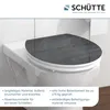 SCHÜTTE WC Sitz BLACK STONE High Gloss mit MDF Holzkern, Produktbild-Vorschau 6