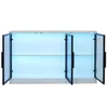 Merax Glasvitrine mit LED Beleuchtung, Kommode mit 3 Glas Produktbild-Vorschau 7