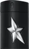 A close-up studio shot of a black perfume bottle with a silver star emblem. Produktbild-Vorschau