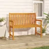 vidaXL Banc de jardin 110 cm bois massif acacia - Bancs de Voir les images du produit 9