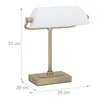 Lampada da scrivania Relaxdays, paralume in vetro Anteprima dell’immagine prodotto 4