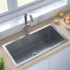 vidaXL Lavello artigianale da incasso in acciaio inox Anteprima dell’immagine prodotto 12