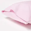 HOMESCAPES Rosa Kissenbezug 40 x 60 cm, 100% Baumwolle Produktbild-Vorschau 2