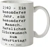 Mr. & Mrs. Panda Kaffeetasse Spruch 1940 Geburtstag - Weiß Produktbild-Vorschau 1