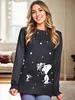 The Peanuts Winterpullover Uni - Snoopy Winter Strick Produktbild-Vorschau 2