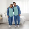 Pigiama tutina Kigurumi costume per adulti Blu Stitch XXXL: Anteprima dell’immagine prodotto 2