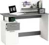 Bureau Droit PLATON, 121,5 x 109,7 x 55,1 cm, Blanc et Voir les images du produit 1