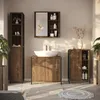 mobiletto bagno Vicco Naola Quercia/nero 30 x 80 cm con 3 Anteprima dell’immagine prodotto 7