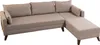 Hanah Home, Bella- BLC1513, Sahne, Schlafsofas, Rahmen: Produktbild-Vorschau 9
