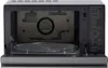 Interior view of an open microwave oven. Produktbild-Vorschau