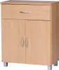 Sideboard Buche WL1.335 60x75x30cm Kommode mit Schublade Produktbild-Vorschau 3