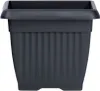 Blumentopf Blumenkübel Kunststoff Square Anthrazit 37 x 37 Produktbild-Vorschau 2
