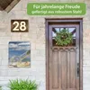 banjado Design Briefkasten Stahl silber mit Zeitungsfach Produktbild-Vorschau 4