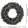 EGLO LED vánoční věnec, vánoční, adventní věnec v jedlově Náhled obrázku produktu 3