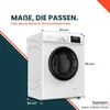 homeX WF812W1A-W Waschmaschine 8kg, Frontlader - 1.200 Produktbild-Vorschau 3