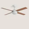 Deckenventilator mit Licht Lautlos DC Holzflügel Navy Evo Produktbild-Vorschau 3