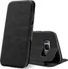 A black flip case for a Samsung Galaxy S8 phone is shown against a white background. Produktbild-Vorschau