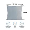 Komfortec 100% Baumwolle Kissenbezüge 2er Set 60x60 cm, Produktbild-Vorschau 3