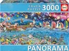 EDUCA Panoramapuzzle Life 3000 dlks Produktbild-Vorschau 3