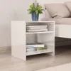 vidaXL Nočný stolík s vysokým leskom biely 40x30x40 cm Náhľad obrázku produktu 1