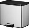 EKO - Essential 2 Recycler Treteimer 20+9 Liter - Stainless Produktbild-Vorschau 1