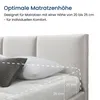 Home Collective Polsterbett Doppelbett 160x200 cm Samt Produktbild-Vorschau 4