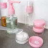Intirilife Flaschen Set in ROSA TRANSPARENT – Mehrteiliges Produktbild-Vorschau 6