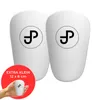 JDP Mini Schienbeinschoner Fußball 12 x 8 cm, Weiß, kleine Produktbild-Vorschau 1