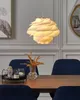 BELIANI Lampa sufitowa biała 113 cm kształt kwiatu składana Podgląd zdjęcia produktu 2