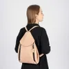 Braun eleganter Damen Lederrucksack aus Naturleder, Produktbild-Vorschau 9