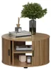 Salontafel Vicco Selva Eiken 80 x 80 cm met schuifdeur, Productafbeelding-voorbeeld 6