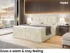 MEBLINI Boxspringbett mit Bettkasten - Gepolstert Produktbild-Vorschau 4