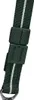 A close-up of a dark green strap with a white stripe and a black buckle. Produktbild-Vorschau