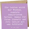 Mr. & Mrs. Panda Grußkarte Spruch Danke Lehrer - Produktbild-Vorschau 1