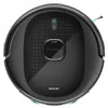 A top-down view of a black robot vacuum cleaner. Náhled obrázku produktu