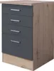 Flex Well Auszugunterschrank Tiago BxTxH 50 x 60 x 85 cm Produktbild-Vorschau 1