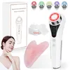 6-in-1 Gesichtsmassagegerät mit EMS,RF,LED in 5 Produktbild-Vorschau 1