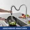 AICA Küchenarmatur Ausziehbarer Auslauf 360° Drehbar 3 Produktbild-Vorschau 3