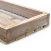 Houten kersttafelonderzetter, shabby wit met rand, groot - Productafbeelding-voorbeeld 3