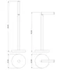 Toilettenpapierständer mit Halter für 4 Rollen WC Produktbild-Vorschau 2
