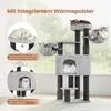 Yaheetech Großer Kratzbaum 160 cm H, mit ⌀11 cm dicken Produktbild-Vorschau 5
