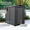 CCLIFE Gerätehaus Geräteschuppen Gartenhütte Kunststoff Produktbild-Vorschau 4