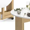 Stół do jadalni Vicco Rondo Gold power dąb/biały 100 x 100 Podgląd zdjęcia produktu 6
