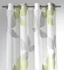 heimtexland ® Ösenschal Batist Pure Nature Blätter 245x140 Produktbild-Vorschau 2