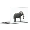 MuchoWow® Laptop Aufkleber Sticker Cover Elefant auf weißem Produktbild-Vorschau 1