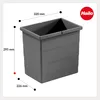 Pojemnik wewnętrzny Hailo 1129959 ciemnoszary 18 L 320 x Podgląd zdjęcia produktu 3