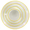 Dessertteller aus Porzellan Linea Yellow, ø 19 cm, gelbe Produktbild-Vorschau 5