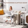 HOMCOM Schreibtisch Klappbar Kleiner 63 cm Produktbild-Vorschau 4