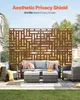 SucceBuy Panneau brise-vue en métal, 119,4 x 193,2 cm, Voir les images du produit 2